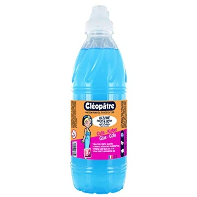 Afbeelding van CLEOPATRE Oceane navulfles met sterke lijm, 1 kg, blauw