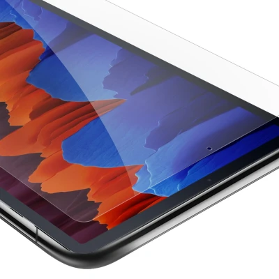 Afbeelding van Cadorabo Screenprotector geschikt voor Samsung Galaxy Tab S7 FE / PLUS (12.4 inch) in KRISTALHELDER Gehard (Tempered) display Film beschermglas 9H hardheid met 3D Touch