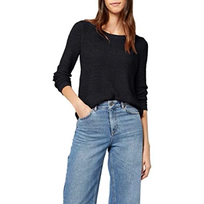 Afbeelding van ONLY Onlgeena XO NOOS Trui, Dames, Maat: XL, Black