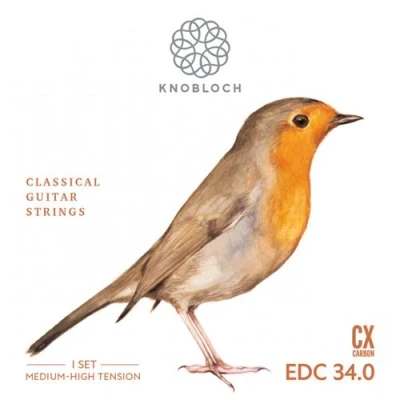 Image de Knobloch EDC34,0 Erithacus DS CX Medium High 34.0 Jeu de cordes guitare classique