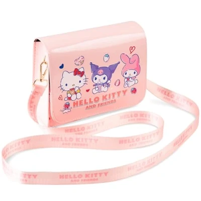 Afbeelding van Hello Kitty Handtas voor meisjes en tieners, schoudertas met verstelbare riem, modieus cadeau meisjes, Roze