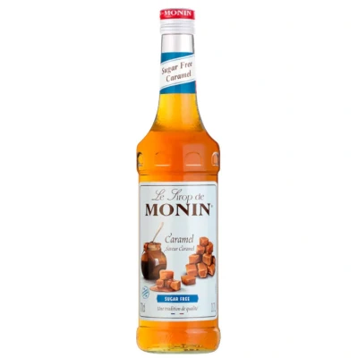 Afbeelding van Monin Siroop Caramel Suikervrij 700ml Koffiesiropen bij Simon Lévelt