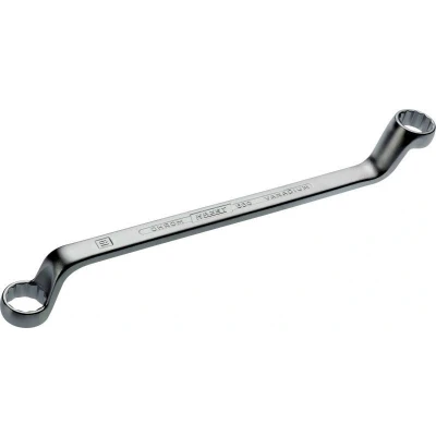 Afbeelding van HAZET 630 18X19 Tweezijdige ringsleutel 265 Chroom vanadium staal