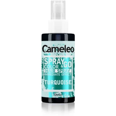 Afbeelding van Cameleo spray &amp; Go Tonic turquoise mist voor blond, platina haar gebruiksklaar kleur semi permanent onmiddellijke kleuring 150 ml