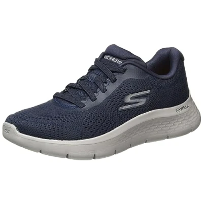 Afbeelding van Skechers Go Walk Flex heren wandelschoenen zwart Maat 42