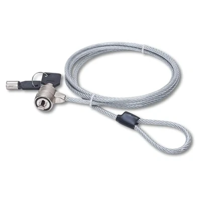 Afbeelding van Manhattan 440271 laptopveiligheidsslot 1,4 m staalkabel met sleutel