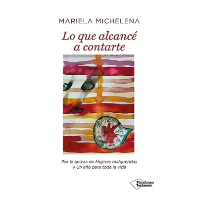 Afbeelding van Lo que alcancé a contarte