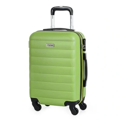 Afbeelding van ITACA 3 delige set harde koffers 55/65/75 cm ABS 4 wieltjes, uittrekbaar, robuust en licht, handbagage, medium grote koffer, kwaliteit merk 71200, Pistache