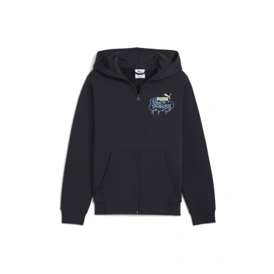 Afbeelding van PUMA MID90s Full Zip Youth voor Heren, Blauw, Maat 9 10Y