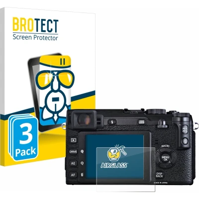 Afbeelding van BROTECT Screenprotector voor Fujifilm X E1 Folie Beschermfolie Beschermglas transparant (3 Stuks)