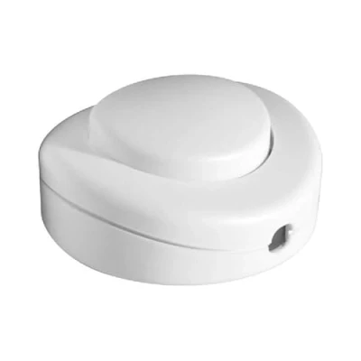 Afbeelding van PRENDELUZ Drukvoetschakelaar 2A 250V 65x25mm wit