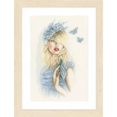Afbeelding van Lanarte Blauwe vlinders 0155691