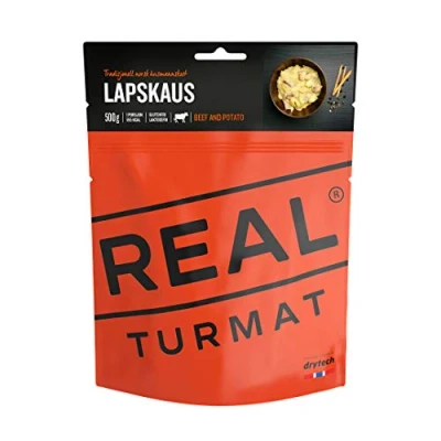 Afbeelding van drytech Real Turmat Gevriesdroogd voedsel voor verzending smaak Lapskaus/Beef and Potato Stew (rund en aardappelstoofpot)