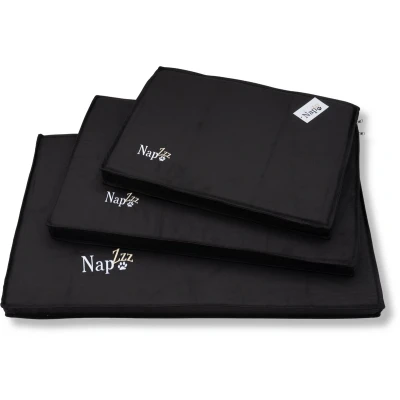 Afbeelding van Nap&#039;zzz draadkooikussen waterproof zwart 75x47x5 cm Gebr. de Boon
