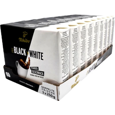 Afbeelding van Tchibo Black &#039;n White Gemalen koffie 9x 500g (2x 250g)