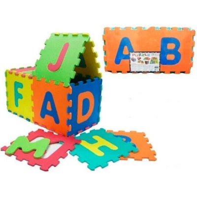 Afbeelding van Kinderpuzzel EVA rubber 14 pcs