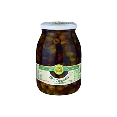 Afbeelding van Venturino VENT0135 Taggiasche olijven zonder pit in extra vierge olijven, 950 g
