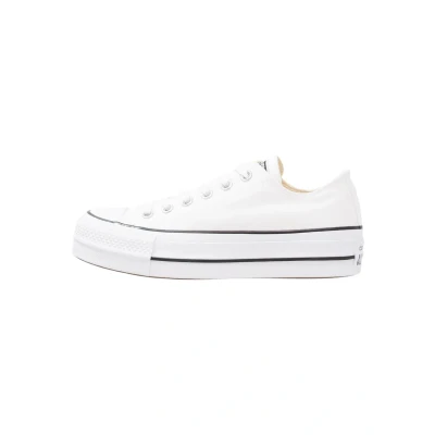Afbeelding van Converse Chuck Taylor ALL STAR LIFT Sneakers laag, Dames, Maat: 41, White/garnet/navy Textiel