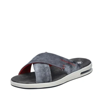 Afbeelding van Rieker heren slipper Donkerblauw Maat 40
