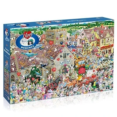 Afbeelding van Gibsons Puzzel I Love Weddings 1000 Stukjes