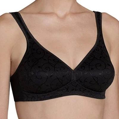 Image de Triumph Soutien gorge Elegant Cotton N B E 75 100, Noir, 105B