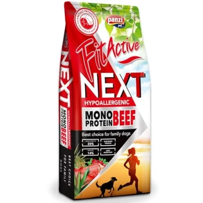 Afbeelding van 15kg FitActive Next Hypoallergeen Mono Rundvlees met Veenbessen droogvoer voor honden