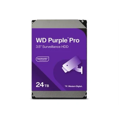 Image de WD Purple Pro WD240PURP Disque dur 24 To surveillance, vidéo intelligente interne 3.5&quot; SATA 6Gb/s 7200 tours/min mémoire tampon : 512 Mo