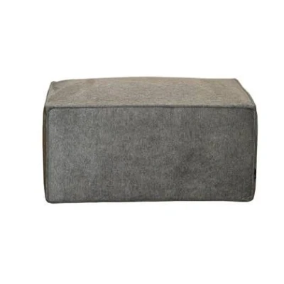 Afbeelding van Bronx71® Scandinavische hocker Memphis stof gemêleerd antraciet