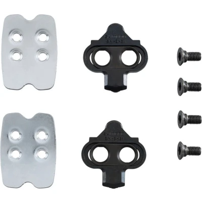 Afbeelding van Schoenplaatjes Shimano SM SH51 SPD met achterplaat (eenzijdig uitklikbaar)