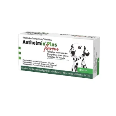 Afbeelding van Krka Anthelmin Plus Ontwormingstabletten 4 TBL
