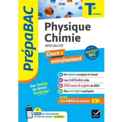 Image de Prépabac Physique Chimie Tle générale (spécialité) Bac 2025