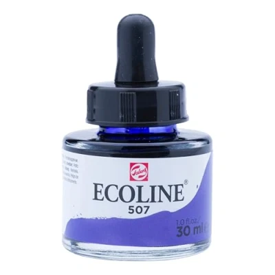 Afbeelding van Ecoline Liquid Watercolor 30 ml pipetpot ultramarijn violet (11255071)