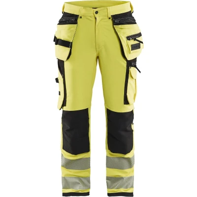Afbeelding van Blaklader High Vis Werkbroek met 4 weg stretch 1997 1642 Mannen Geel/Zwart 62