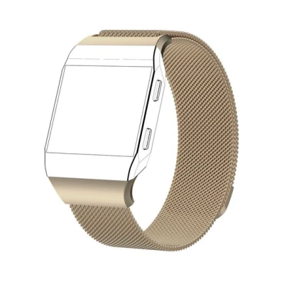 Afbeelding van Fitbit Ionic Milanese bandje Maat: Small Vintage goud