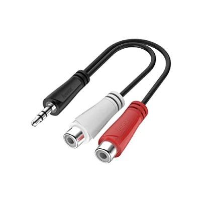 Afbeelding van Hama Audio Adapter 3,5 Mm Jack Stekker Cinch Aansluiting Stereo