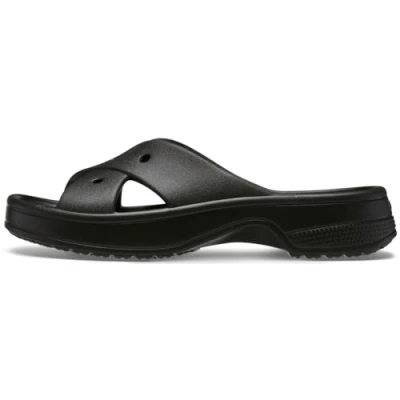 Image de Crocs Classic Womens Cross Strap, Tongs Femme, Noir, 37/38 EU