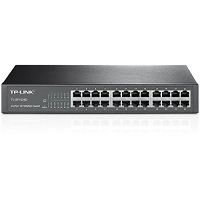 Afbeelding van TP LINK TL SF1024D Netwerk switch 24 poorten 100 MBit/s