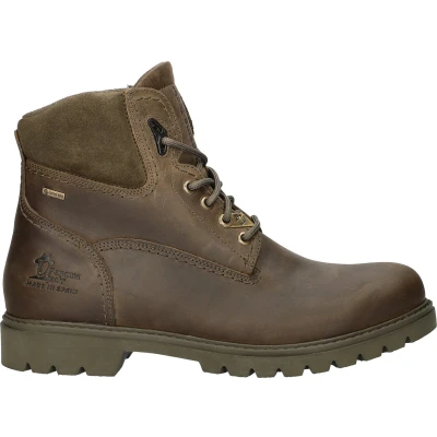 Afbeelding van Panama Jack AMUR GTX C32 Heren sneakersHeren veterschoenVrije tijd half hoog Kleur: Groen Maat: 44
