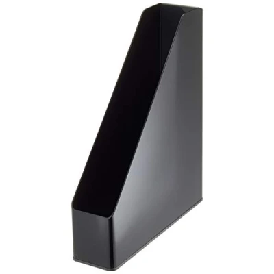 Afbeelding van Leitz Dual Black tijdschriftenhouder zwart 4 stuks