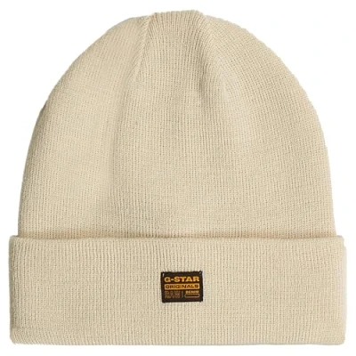 Afbeelding van G STAR RAW Effo muts heren lang, Wit (Whitebait D16624 C754 1603)