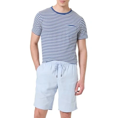 Image de Tommy Hilfiger HARLEM PO LINEN Short MW0MW37804 chino pour homme, bleu, 40W, Bleu (Breezy Blue), 40W