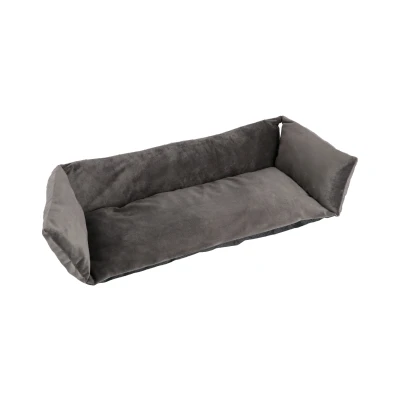 Afbeelding van Adori Vensterbankkussen Moby Kattenkussen 58x25x13 cm Antraciet