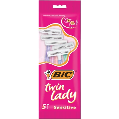 Afbeelding van BIC Twin Lady Wegwerpmesjes 5 Stuks
