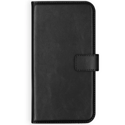 Afbeelding van Selencia Hoesje Geschikt voor iPhone 11 Pro Met Pasjeshouder Echt Lederen Bookcase Zwart