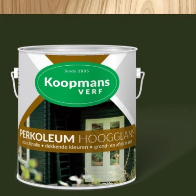 Afbeelding van Koopmans Perkoleum Bronsgroen Hoogglans Dekkend 2.5L kleur Beits
