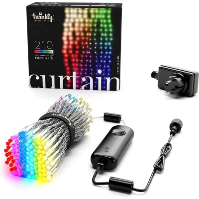 Afbeelding van Twinkly Curtain RGBW 210 lamps [Transparant]