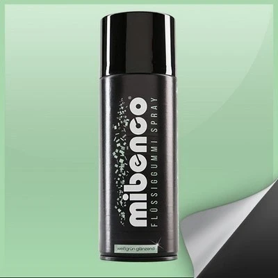 Afbeelding van Vloeibaar rubber voor auto&#039;s Mibenco Groen Wit 400 ml