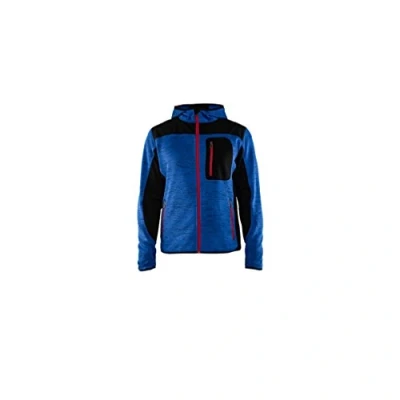 Afbeelding van Blaklader Gebreid vest met softshell 4930 2117 Mannen Kobaltblauw/Zwart 3XL