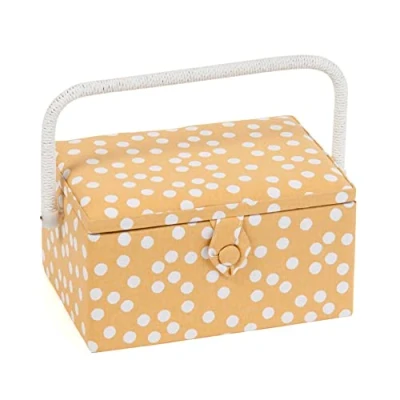 Afbeelding van Naaimand Medium Yellow dots