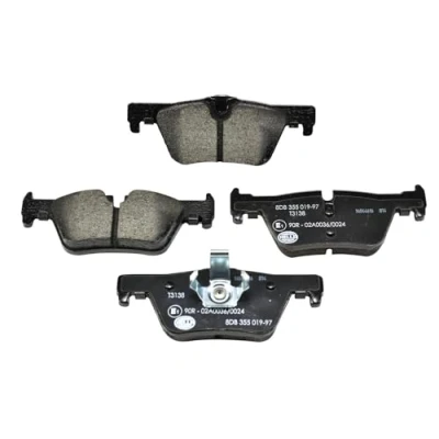 Afbeelding van HELLA 8DB 355 019 971 Remblokkenset Geschikt voor slijtage waarschuwingscontact BMW: 1 Hatchback, 3 Saloon, Touring